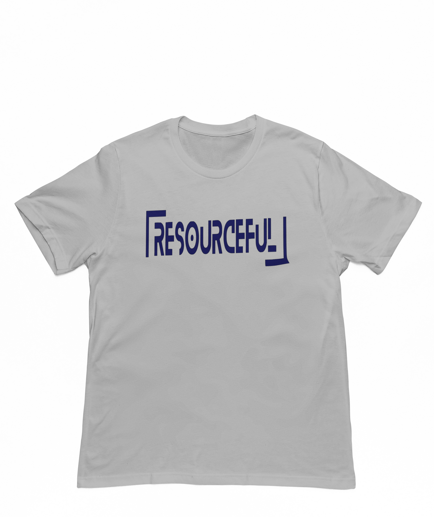 Resourceful Short Sleeve T-Shirt (Blue Font)