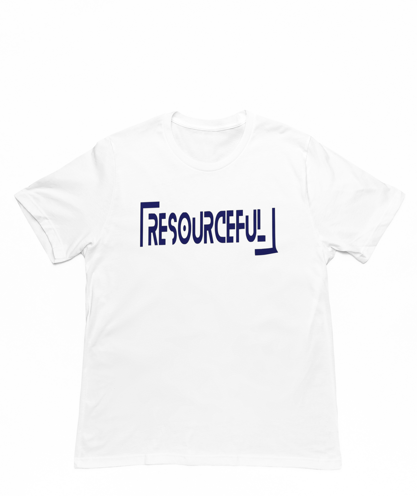 Resourceful Short Sleeve T-Shirt (Blue Font)