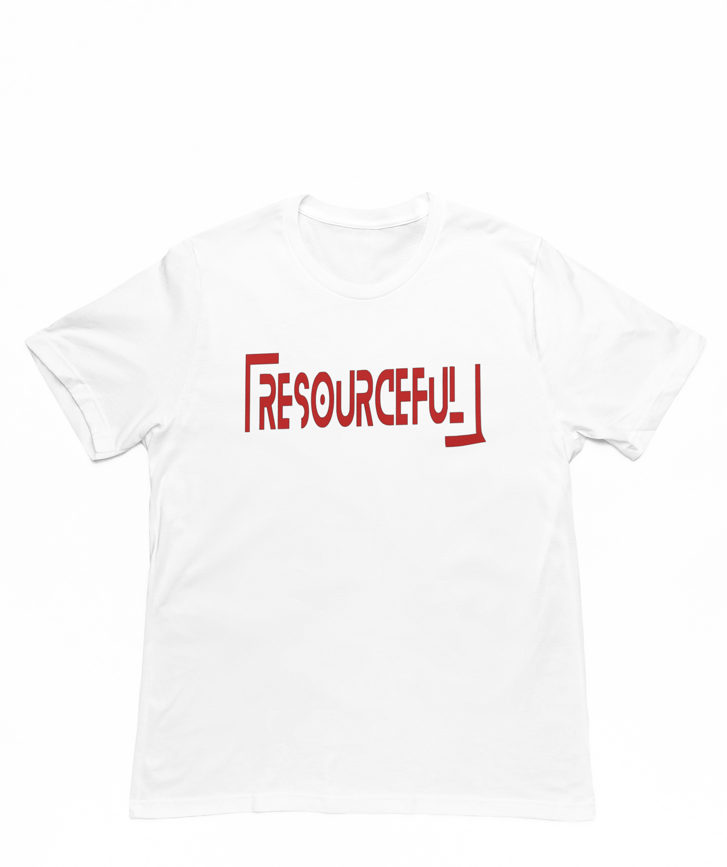 Resourceful Short Sleeve T-Shirt (Red Font)