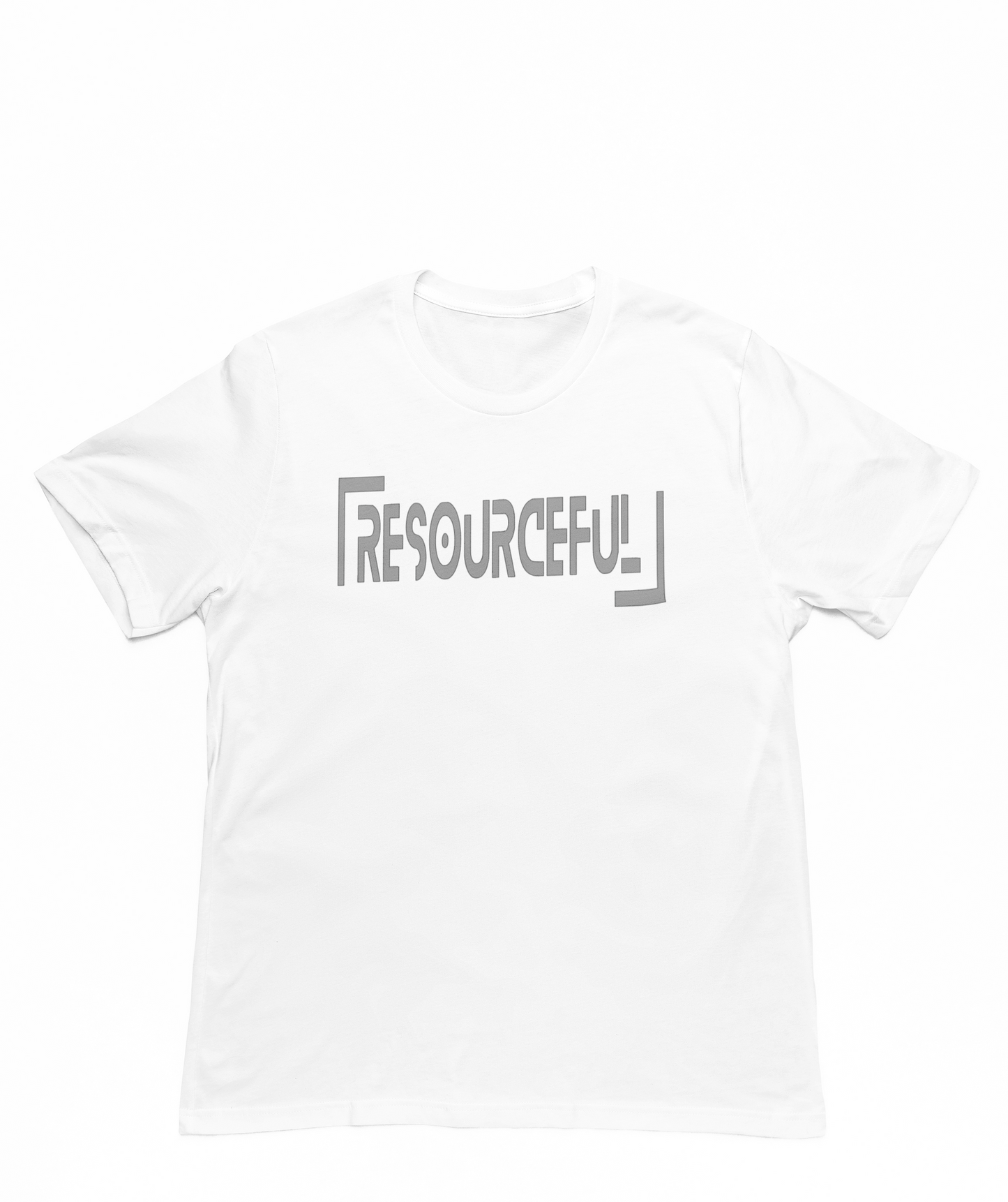 Resourceful Short Sleeve T-Shirt (Gray Font)