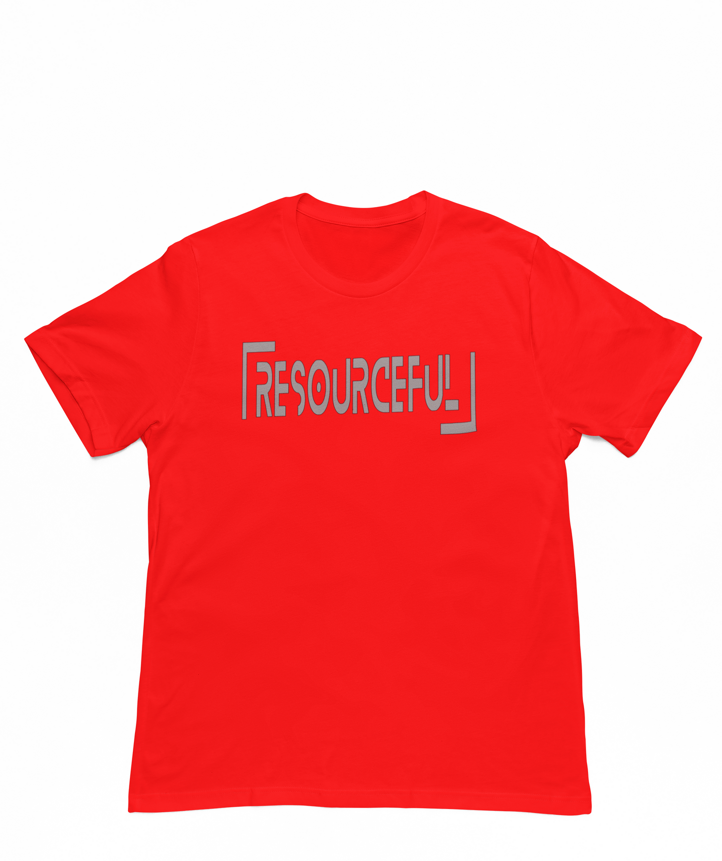 Resourceful Short Sleeve T-Shirt (Gray Font)