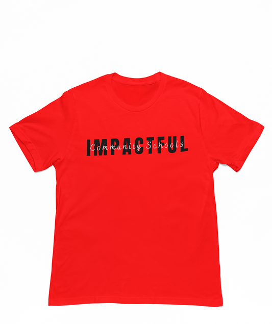 Impactful Community Schools Short Sleeve T-Shirt (Blk Font)