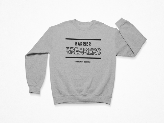 Barrier Breakers Crewneck Sweatshirt (Black Graphic)