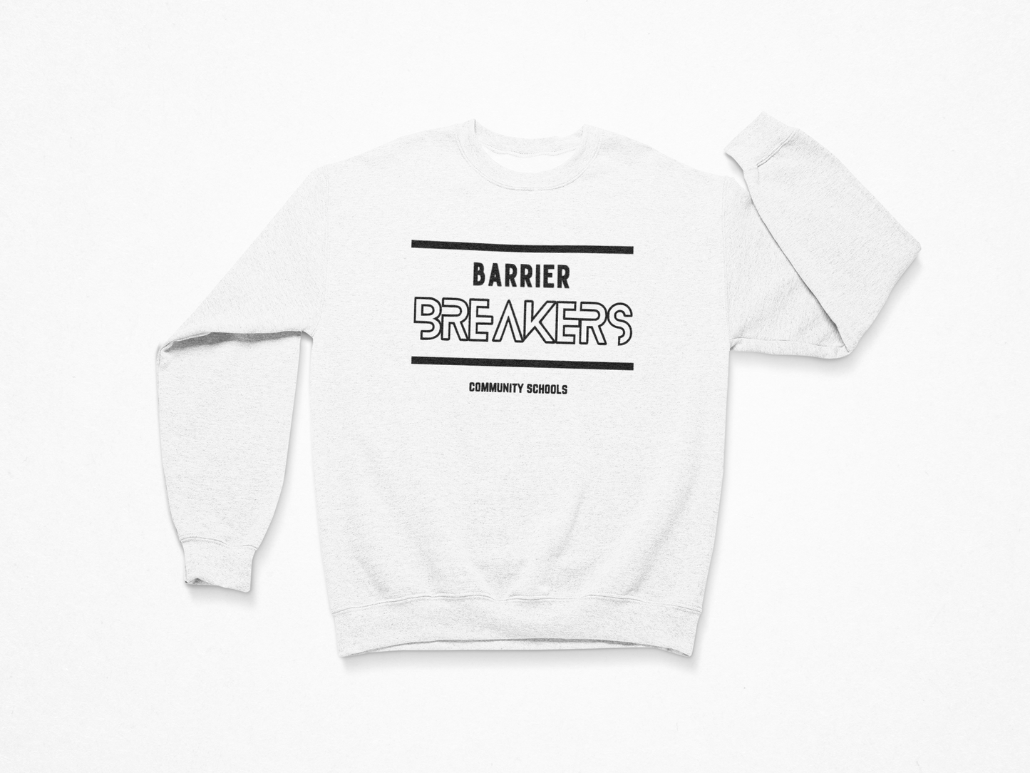 Barrier Breakers Crewneck Sweatshirt (Black Graphic)