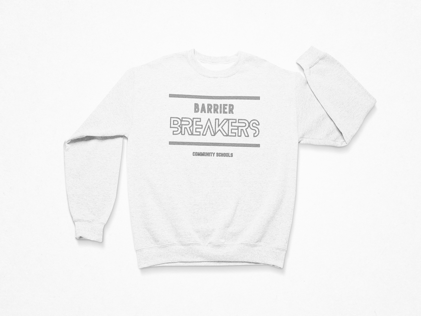 Barrier Breakers Sweatshirt (Gray Graphic)